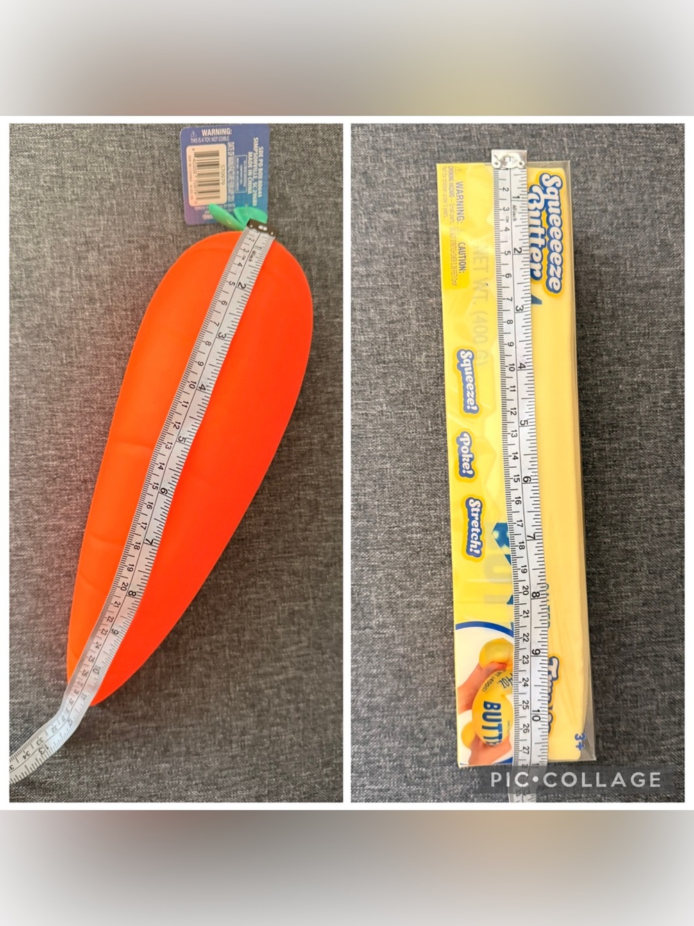 Set X2 Squeshy carrot 🥕 and butter 🧈